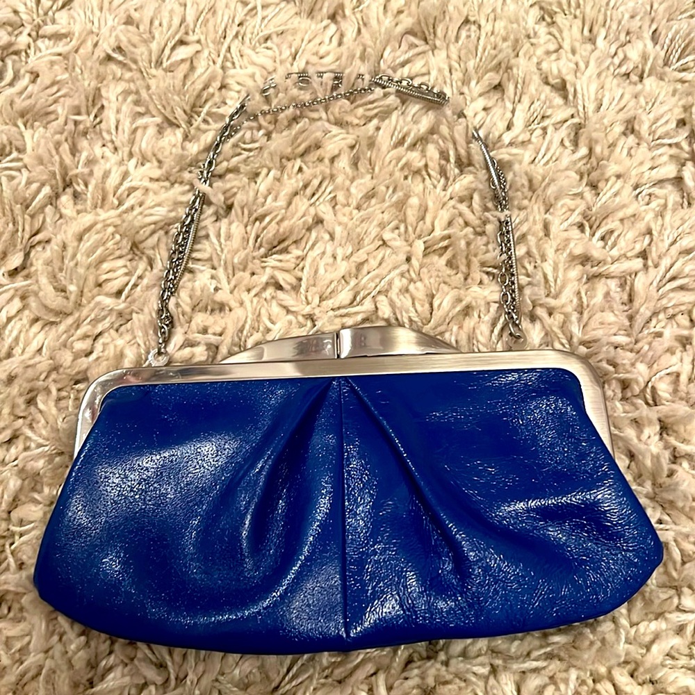 Super cute ocean blue clutch.